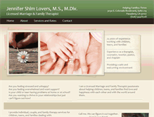 Tablet Screenshot of pasadenafamilytherapist.com